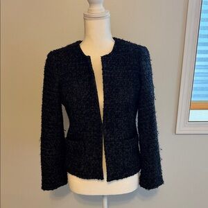 J. Crew Black Textured Women's Blazer